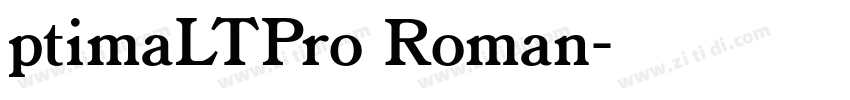 ptimaLTPro Roman字体转换